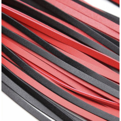 Correct Me Martinet Lofy Whip 65cm Noir-Rouge